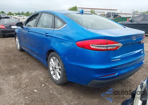 2019 Ford Fusion Se из США, поврежденный, VIN 3FA6P0HD1KR166033